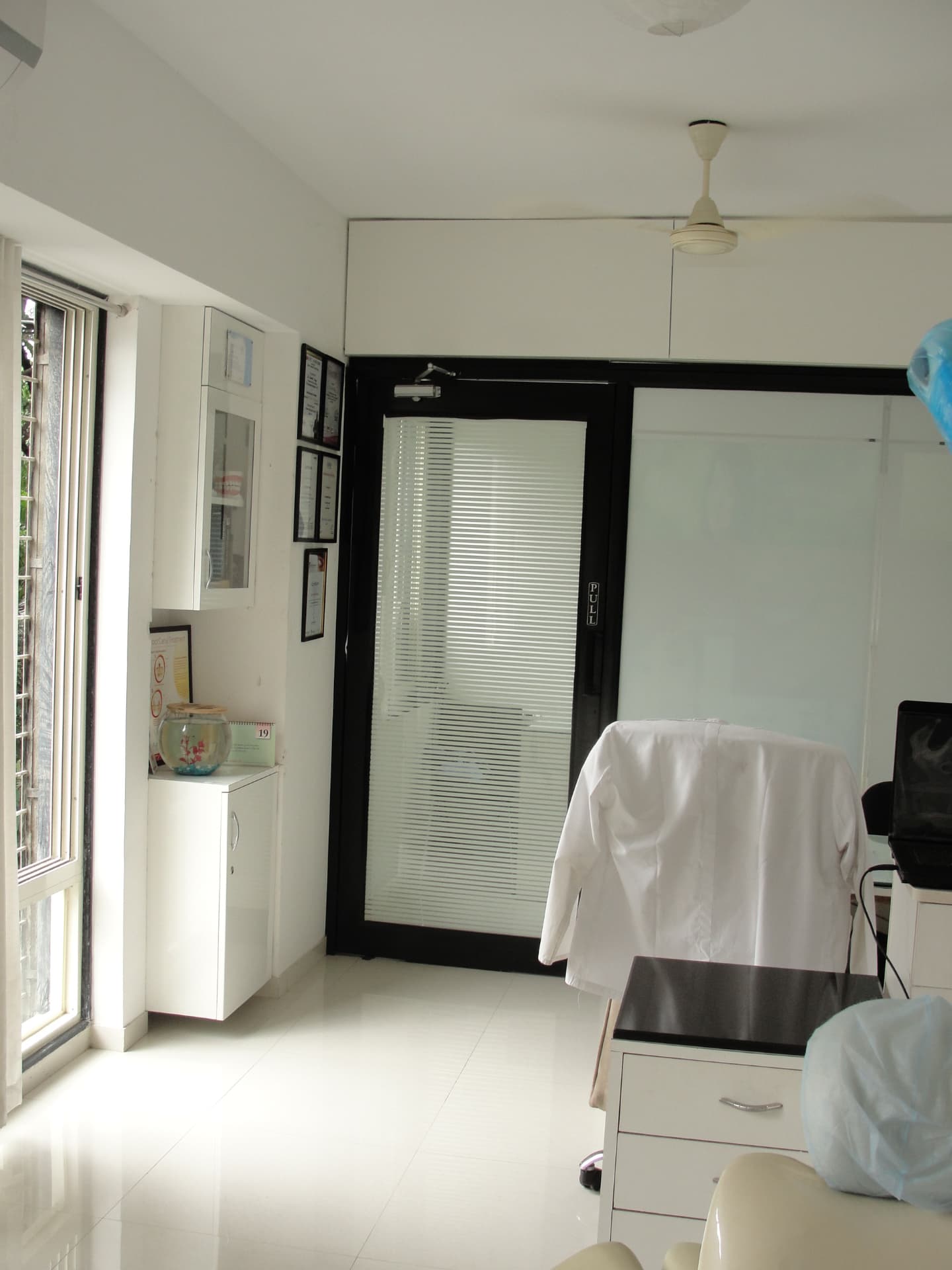 Bright consultation space inside Pune Smiles
